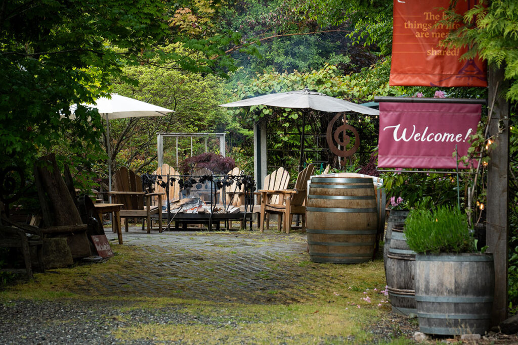 Winery outside area