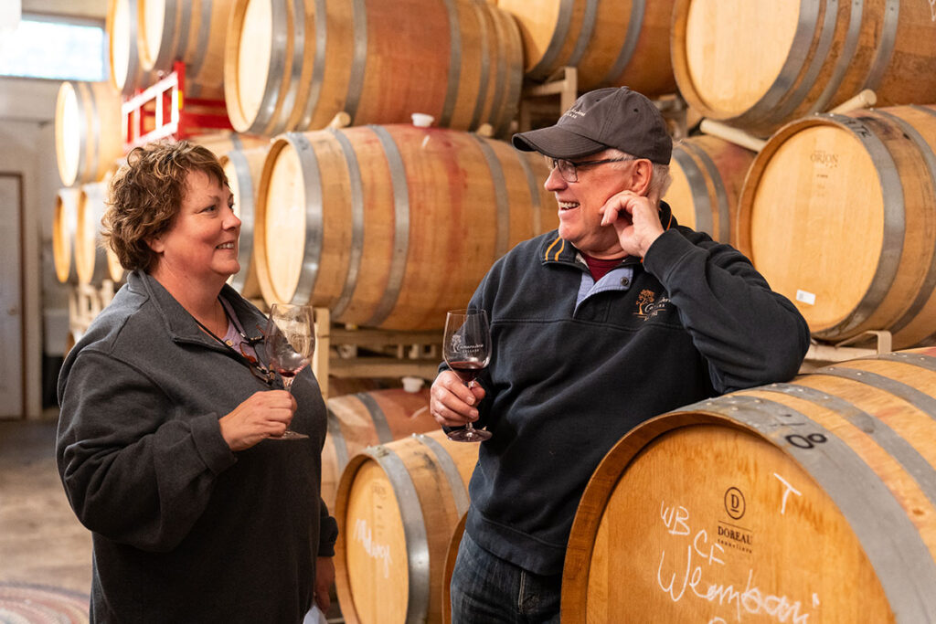 Don and Amy, Winemakers