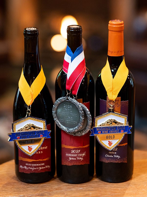 3 award winning wines